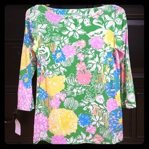 Lily Pulitzer 3/4 sleeve shirt. Perfect condition!